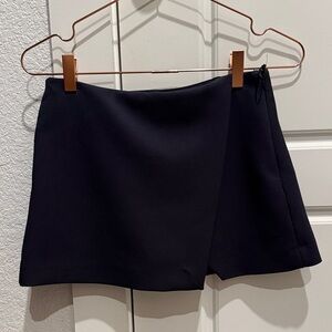 Navy Blue Mini Skirt